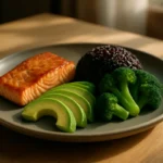Idées de menus du quotidien à composer selon ses goûts, avec légumes, céréales et protéines, sans portions imposées.